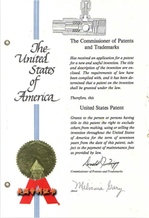 美国专利证书5